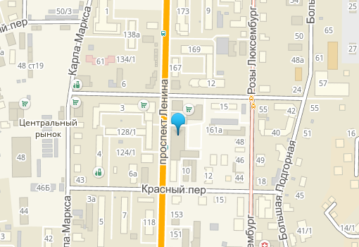 Адрес авиакассы ТомскБилет на карте Томска